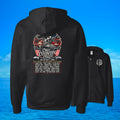 Cali Country-Cowboy Skull Zip Hoodie Black Unisex