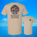 Cali Country-Cowboy Skull T-Shirt Tan Unisex