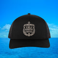 Cali Country - 6 Panel Anchor Patch Hat - Black