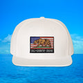 Cali Country - 6 Panel Bear Patch Hat - White