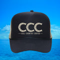 Cali Country- Foam Trucker Hat CCC Navy/Tan, Red White & Blue, Tan/Brown