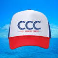 Cali Country - CCC Foam Trucker Hat - Red White & Blue