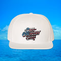 Cali Country - 6 Panel Hat Flag Patch - White